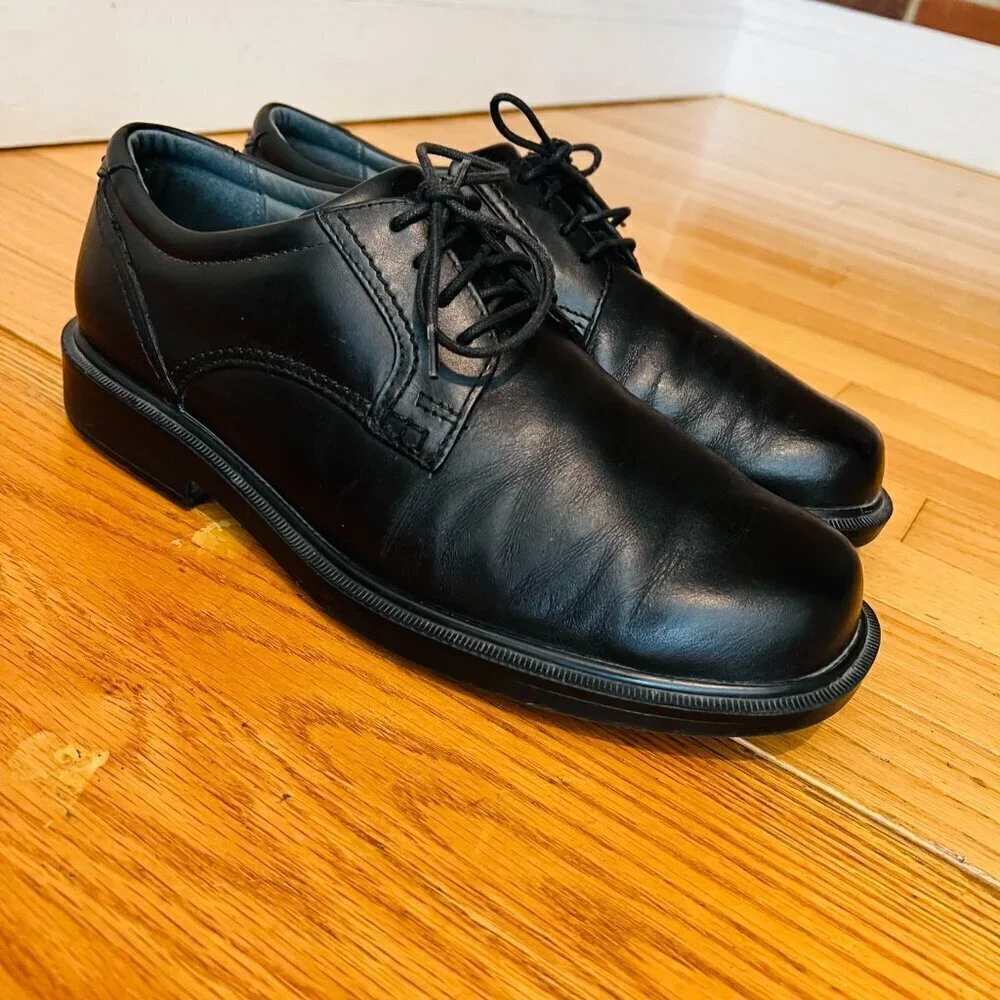 SAS Size 10.5 M Leather Ambassador Lace Tripad Shoes Black